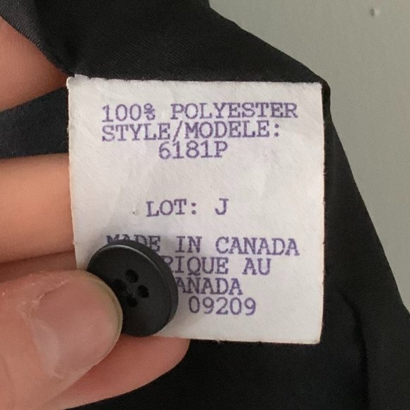 Vintage Cleo Petites Pinstriped Lined Dress Vest (Size 12) - Picture 5 of 7